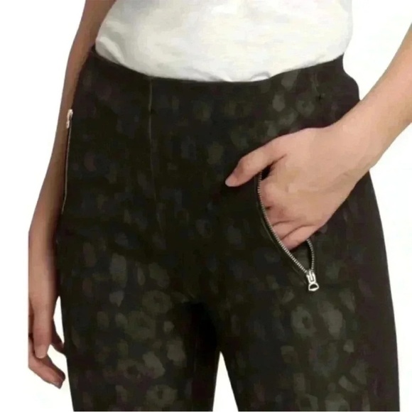 Rag & Bone NWT Leopard Print High Rise Ankle Skinny Pants Size 8 - Picture 3 of 11